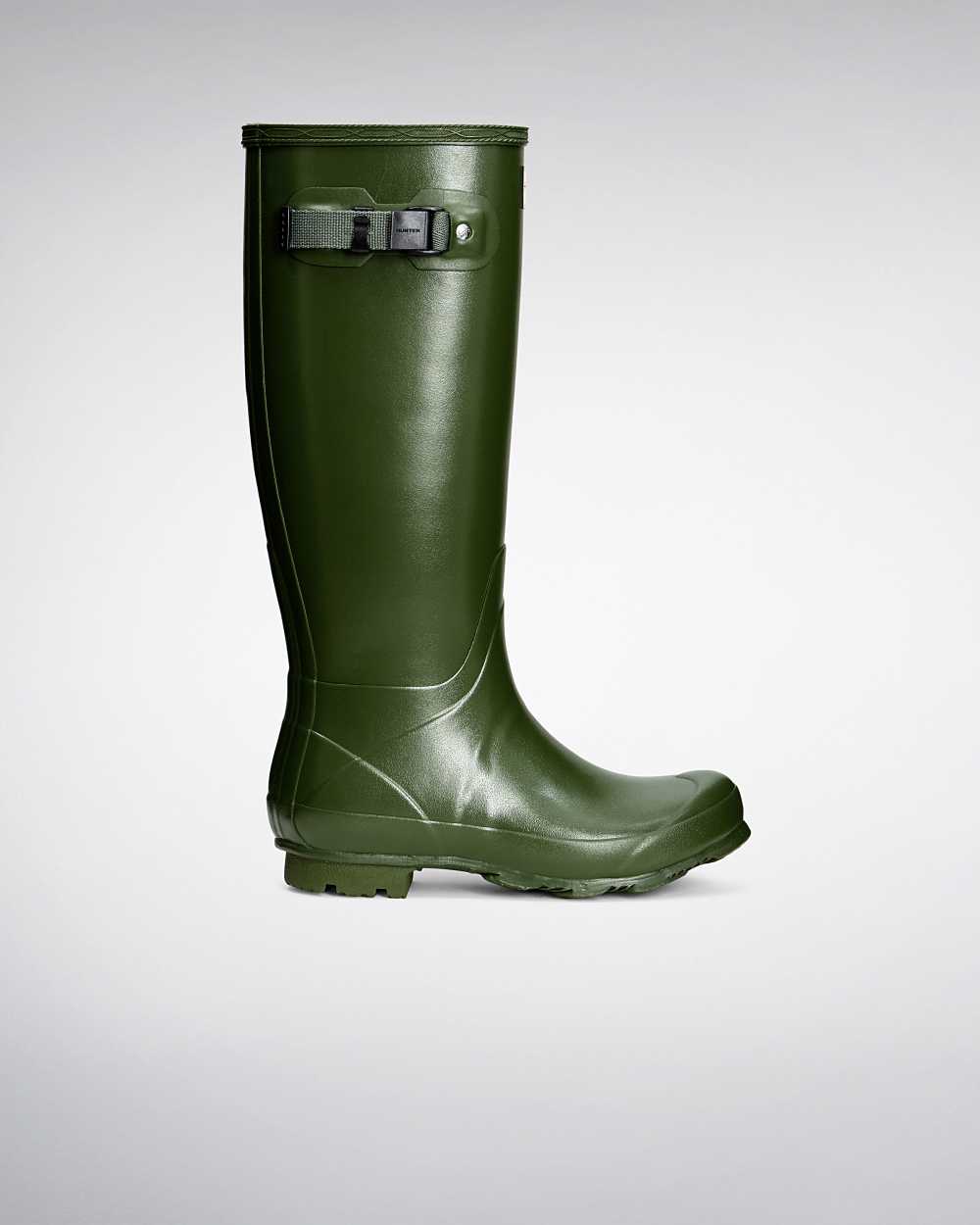 Hunter Norris Field Women's Rain Boots NZ-91221J Green